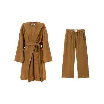 CICADAHOME Border God Pajama Set Women's Bleached Brown