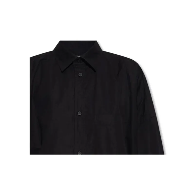 Balenciaga Back Logo Printed Buttoned Shirt-3