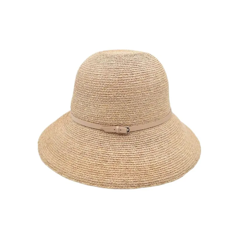 HELEN KAMINSKI Raffia Bucket Hats Women's Brown-1