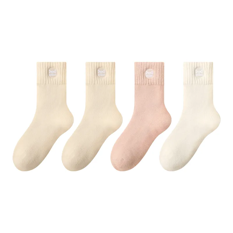 MIIOW Mid Calf Socks Women's Combo Set-18