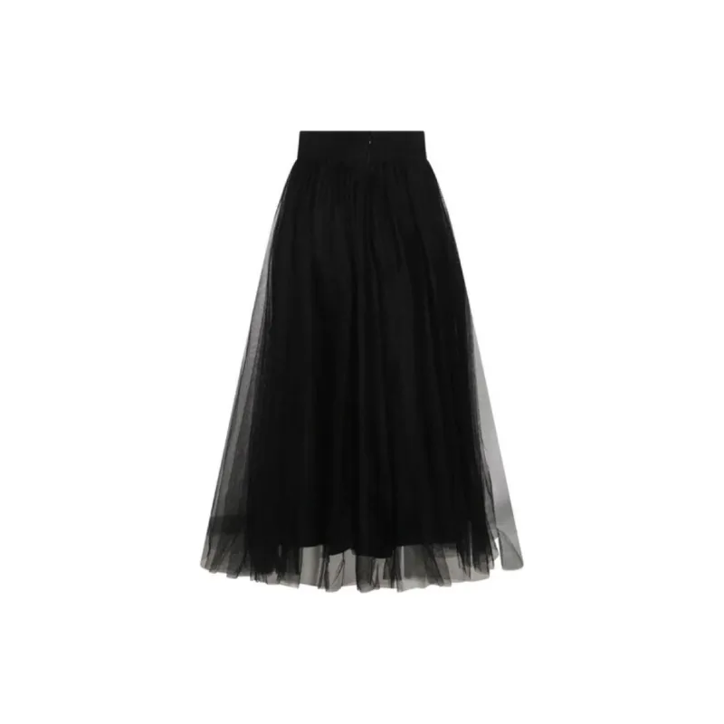 Zimmermann High waisted Tulle Midi Skirt-1