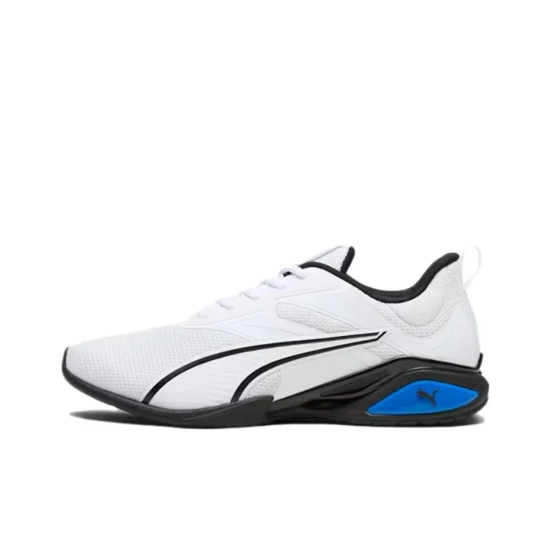 PUMA Neutron Anti Slip Wear Resistant Low Top Casual Shoes Unisex White Black-0