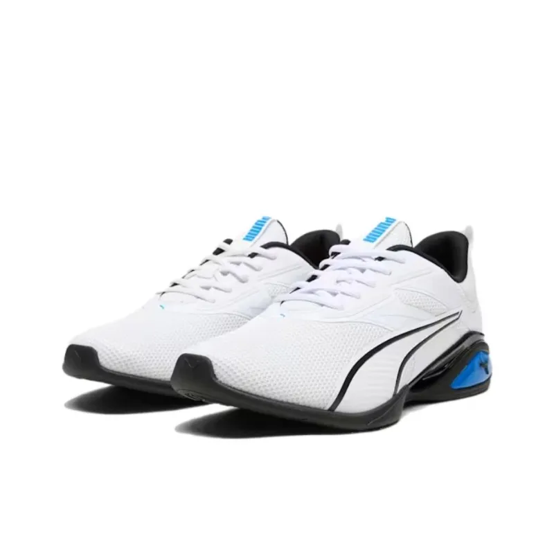 PUMA Neutron Anti Slip Wear Resistant Low Top Casual Shoes Unisex White Black-2