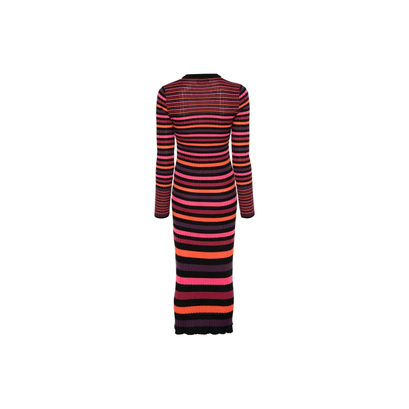 Sonia Rykiel Striped Wool Maxi Dress-1