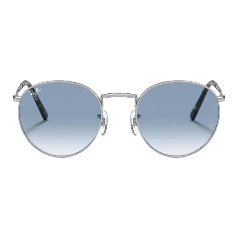 RayBan Crystal Round Sunglasses Women's Silver-1