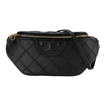 TORY BURCH Fleming Nappa Leather Shoulder Bag, Crossbody Bag, Fanny Pack Mini Women's Black
