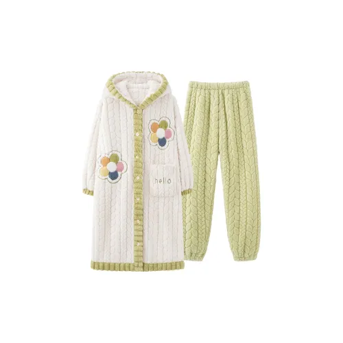 WANANNI Pajama Set Women's Green
