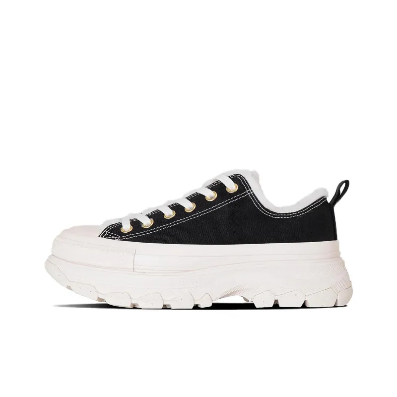 Converse All Star Trekwave Anti Slip Wear Resistant Low Top Canvas Shoes Women's Black-0