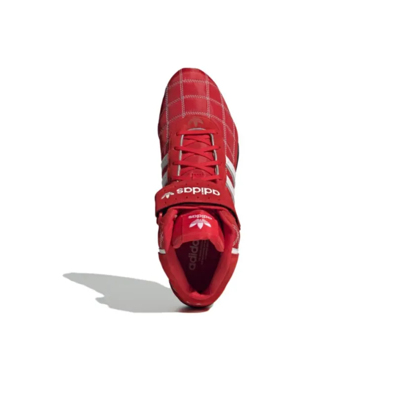 Adidas Originals Anti Slip Wear Resistant High Top Training Shoes Unisex Red-3