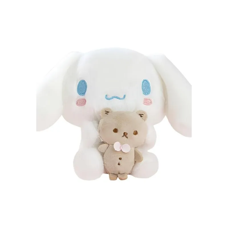 Sanrio Cinnamoroll Pink Heart Buddy Hug Collection Hug Baby Style Dolls Plush Pendant 12cm High-2