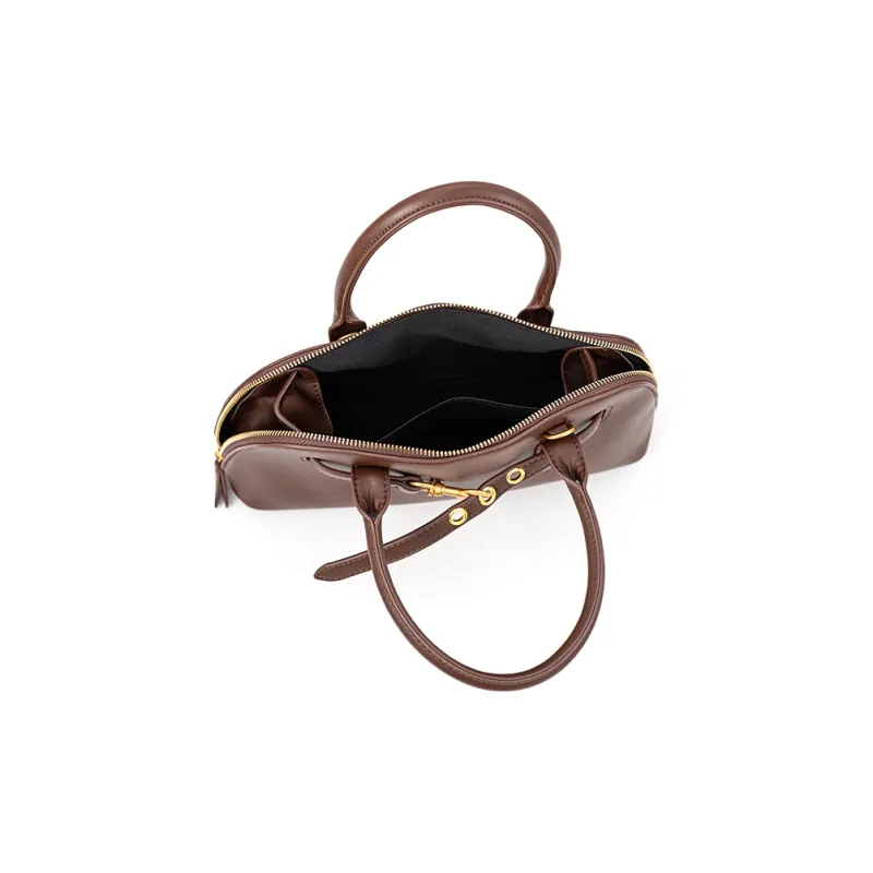 Vigno Synthetic Leather One Shoulder Handbags Regular Women's Brown/Coffee/Black-5