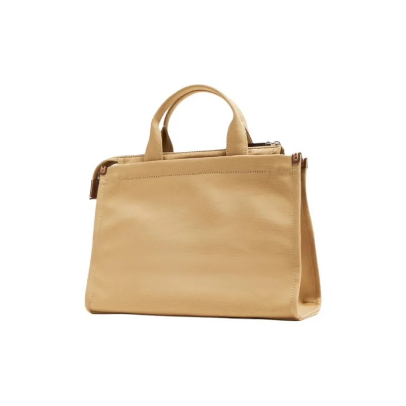 TORY BURCH Ella Canvas Crossbody One Shoulder Handbag Women's Hickory Nut-2