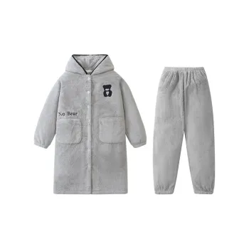 QINZUIMAO Pajama Set Women's Sea Swallow Gray
