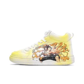 DM High Top Skateboard Shoes Unisex Painted