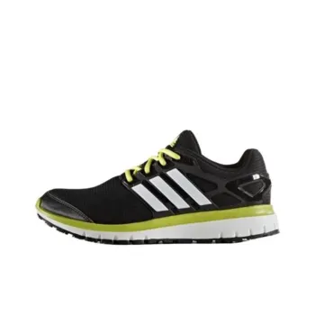 Adidas Energy Cloud Anti Slip Wear Resistant Low Top Running Shoes Men's Black White