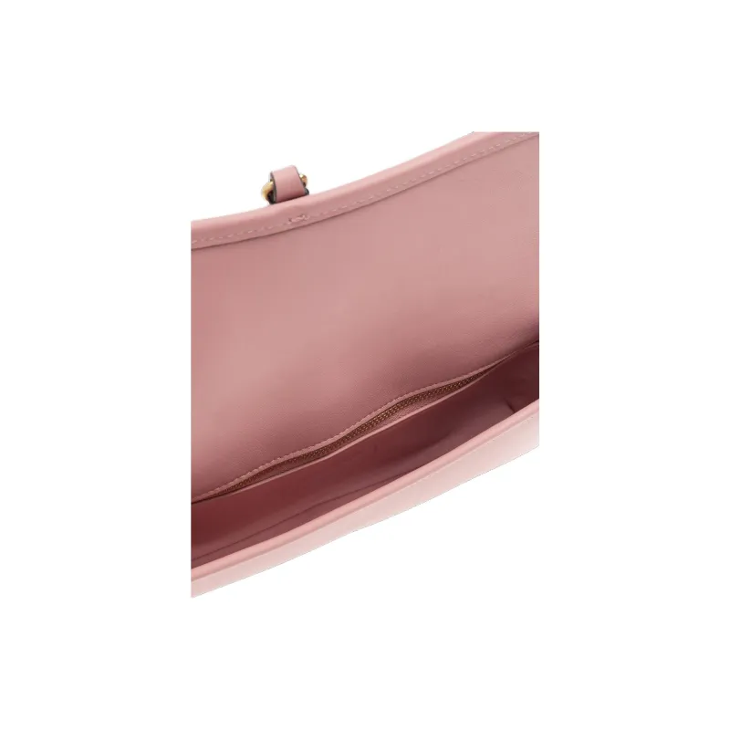 COACH Hamptons Cow Leather Shoulder Bag, Crossbody Bag, Handbag Medium Size Women's Pink-4
