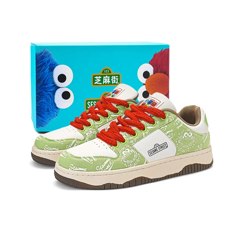 SESAME STREET Coverage Warm Anti Slip And Wear Resistant Lightweight Skateboard Shoes Unisex Box-0