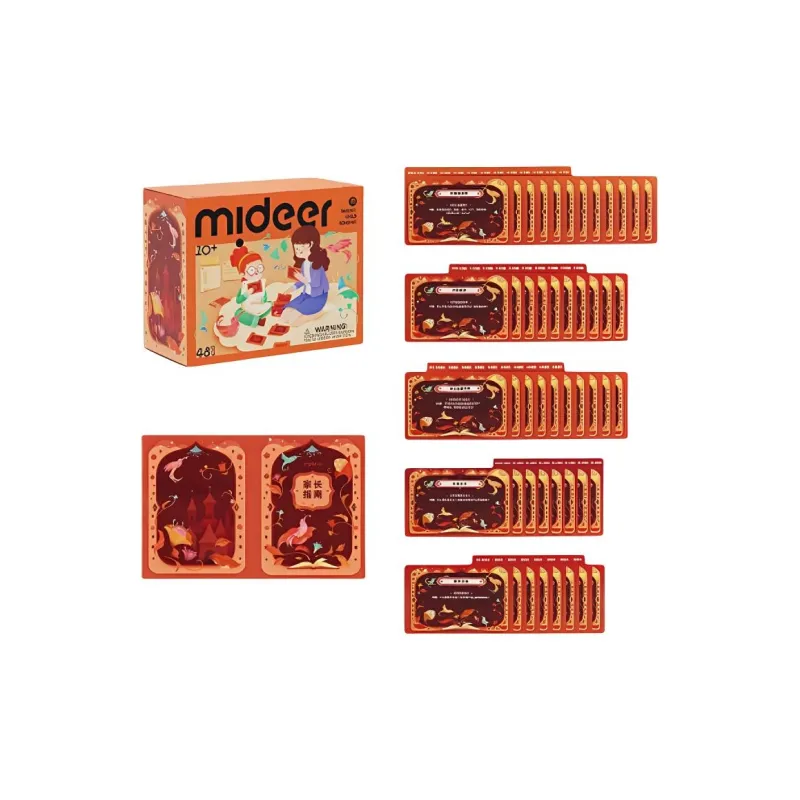 MIDEER Parent And Kid Communication Card Companion Time Tips Expression Thinking Training Interactive Games Board Games-4