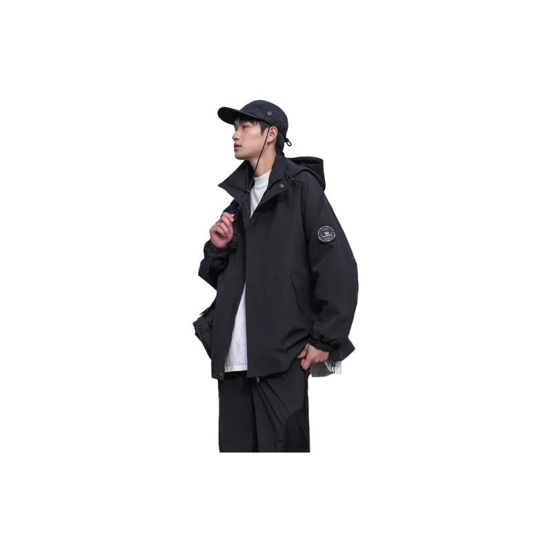RENBEN Jackets & Coats Unisex Light Gray-2