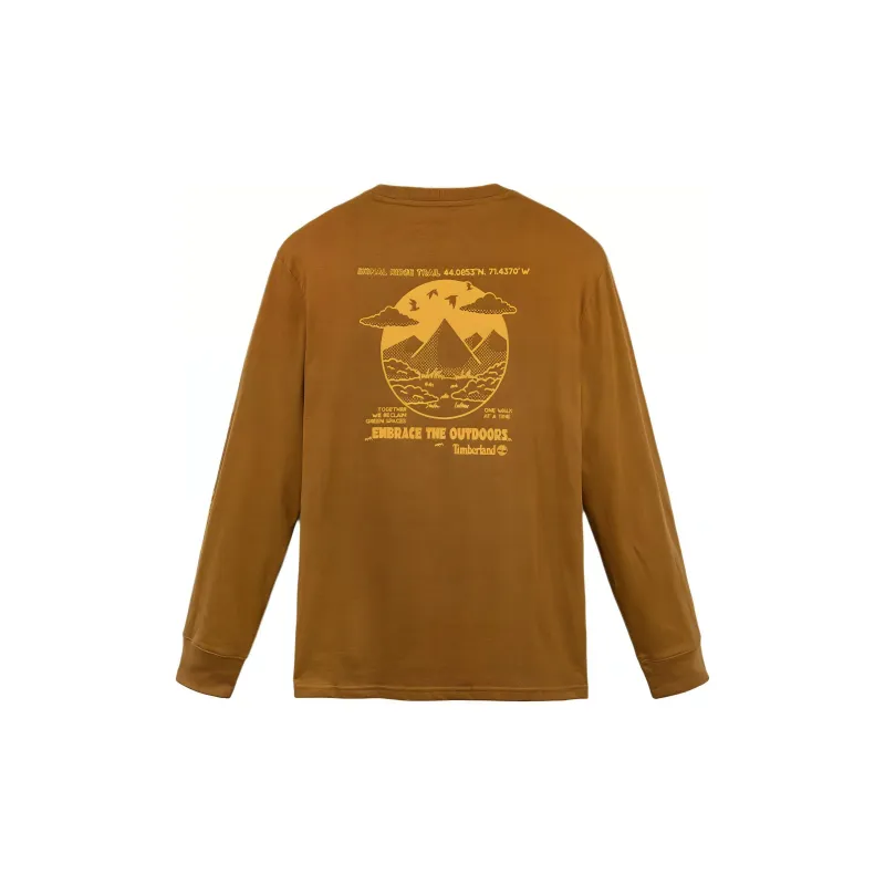 Timberland T Shirt Unisex Dark Wheat-1