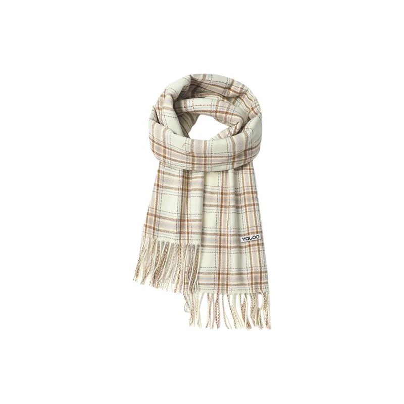 Yalu Polyester Knit Scarves Unisex-0