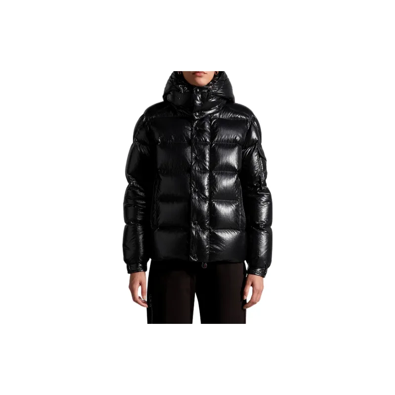 Moncler Women's Maya 70th Anniversary Special Edition Short Down Jacket Black-1
