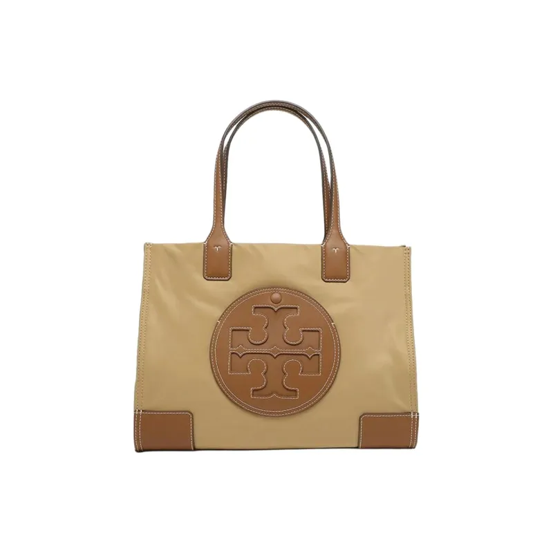 TORY BURCH Ella Polyamide Tote Bag, Shopping Bag, Handbag, Shoulder Bag Small Size Women's Cocoa Sand-0