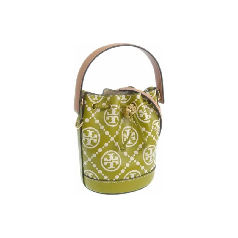 TORY BURCH T Monogram Leather Shoulder Bag Crossbody Bag Handbag Mini Women's Palm Green-1