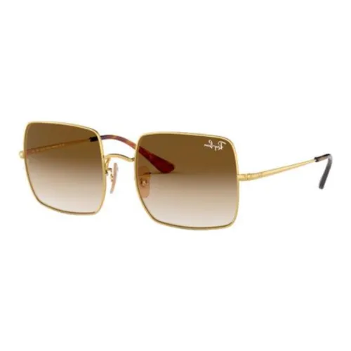 RayBan Metal Square Sunglasses Women's Gold