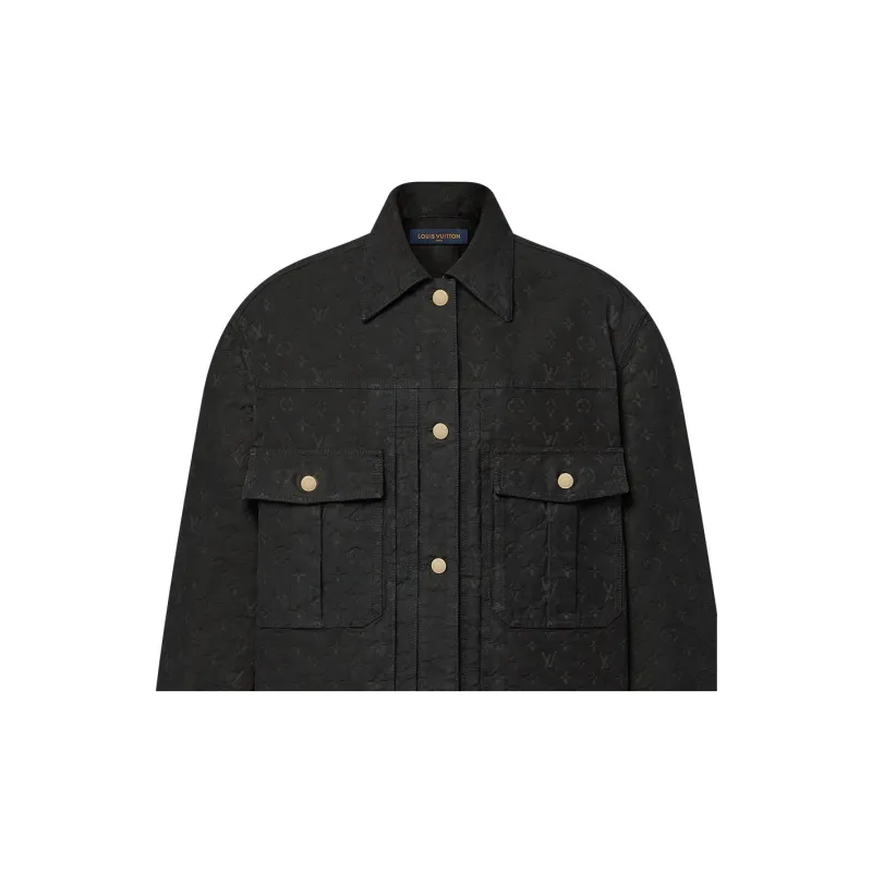 LOUIS VUITTON Monogram Jacquard Denim Jacket-2