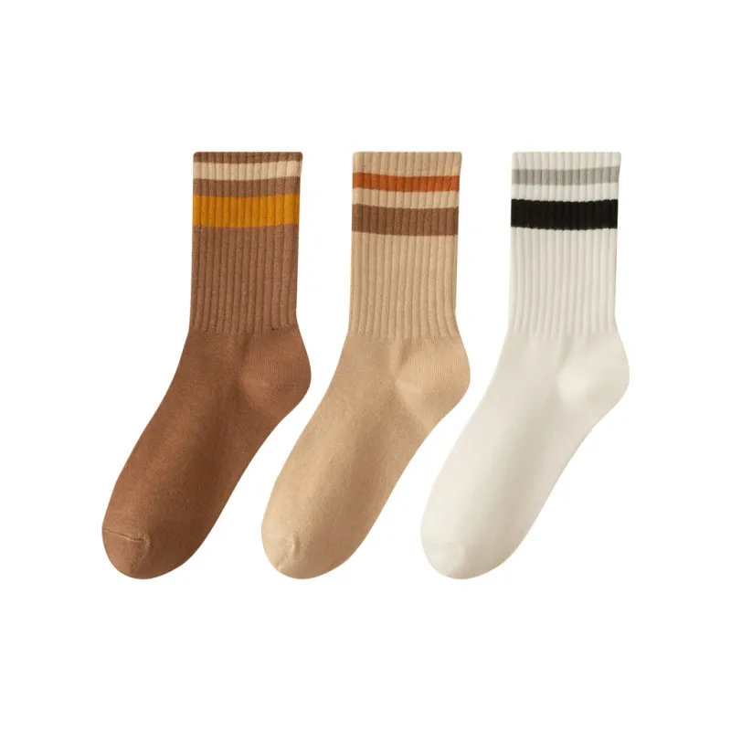 MIIOW Mid Calf Socks Unisex 3 Pack-4