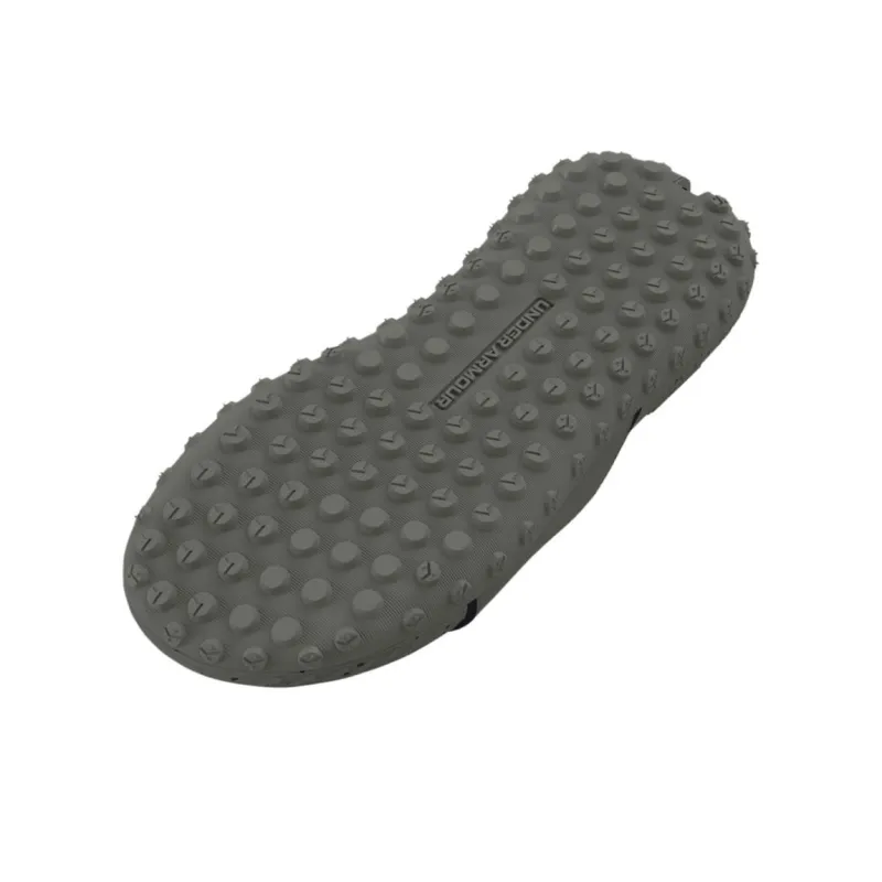 Under Armour Project Rock 3 Slip Resistant Quick Dry Slide Slippers Unisex Black Gray Color-4