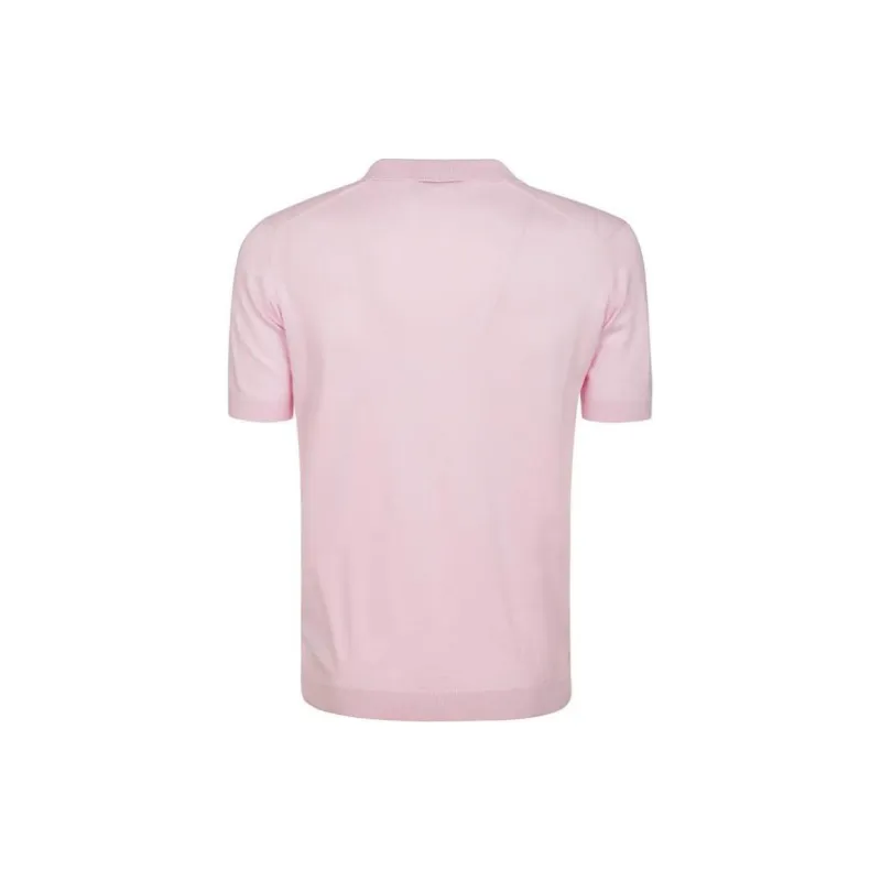 JOHN SMEDLEY Polo Shirt Men's Pink-1