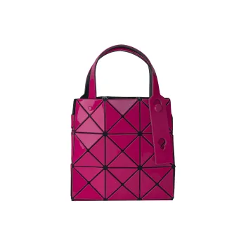 ISSEY MIYAKE CARAT Polyvinyl Chloride Resin One Shoulder Handbags Women's Pink