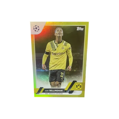 Topps Euro UCC England, Dortmund, Real Madrid, Bellingham 299 PC, Player Card, Card Pass Through Sports Cards 1 Pc