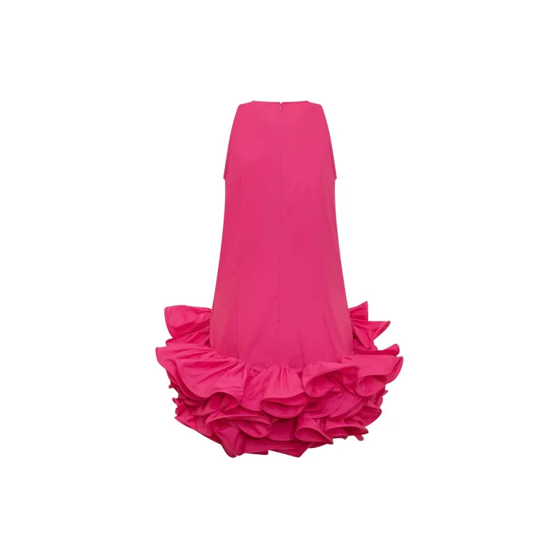 ROCHAS Racer-front Ruffled Minidress-1