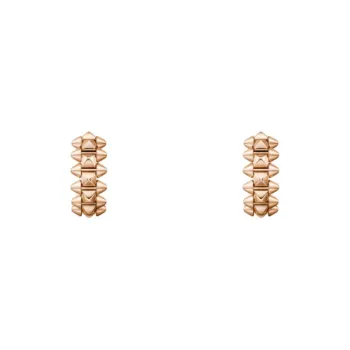 CARTIER 18K Rose Gold Earrings Unisex Rose Gold