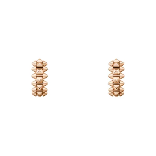 CARTIER 18K Rose Gold Earrings Unisex Rose Gold