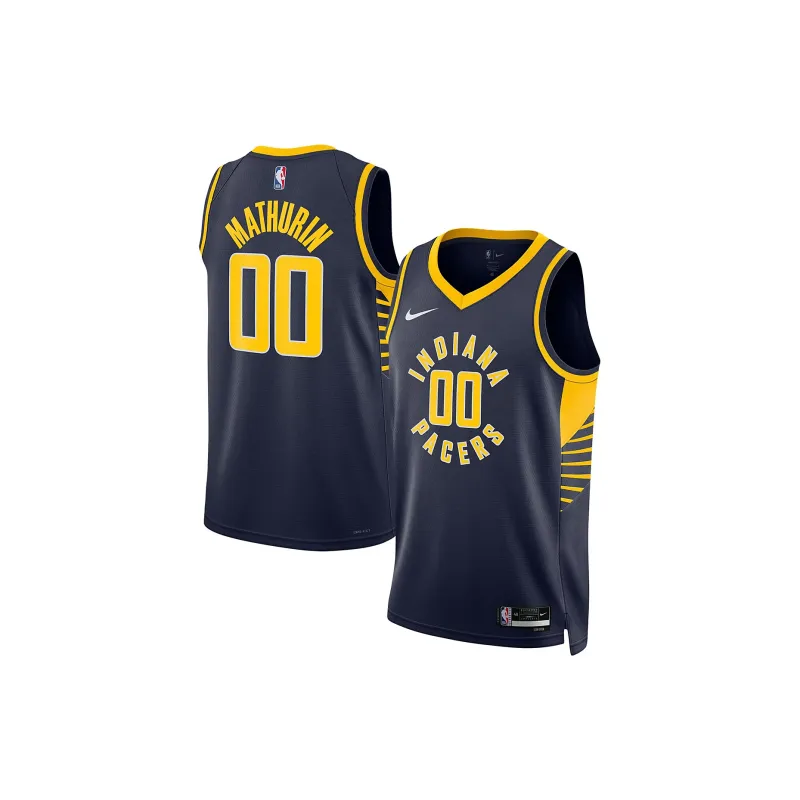 Nike Indiana Pacers Icon Edition 2022/23 Men's Nike Dri FIT Nba Swingman Jersey-2