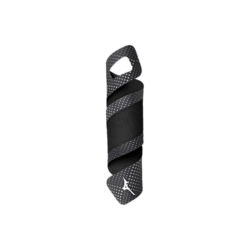 Mizuno Tennis Soccer Basketball Wristbands Breathable Protective Black Polyamide Unisex-0