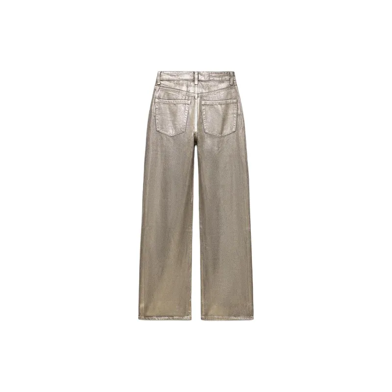 ZARA Trf Jeans Women's Silver-1