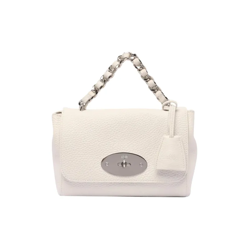 Mulberry Lily Calfskin Handbag Shoulder Bag Crossbody Bag Women's White-0