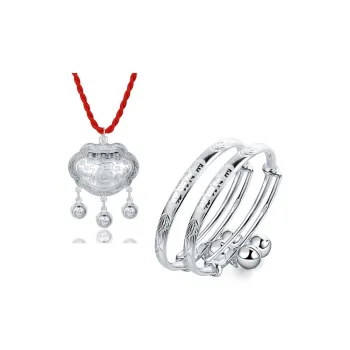 Bifeiman 999 Fine Silver Sterling Silver Necklace Kids'
