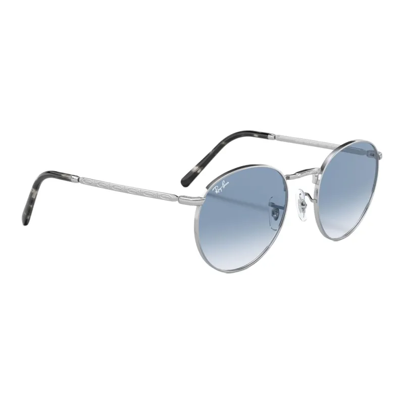 RayBan Crystal Round Sunglasses Women's Silver-2