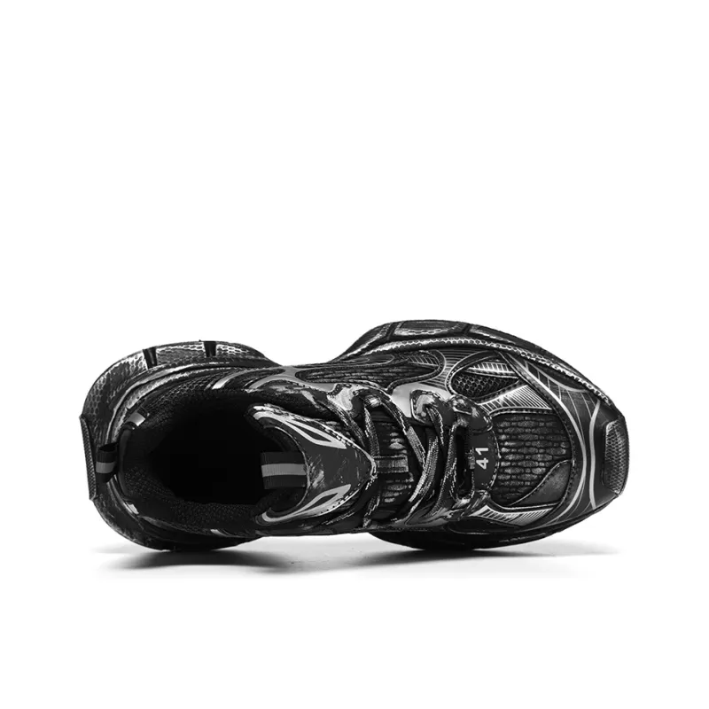 ORD Impact Resistant Wear Resistant Lightweight Breathable Slip Resistant Low Top Chunky Sneakers Unisex-3