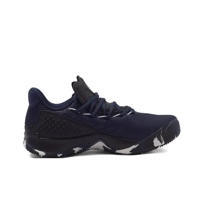 Adidas Ball 365 Anti Slip Wear Resistant Low Top Basketball Shoes Men's Blue Black-1