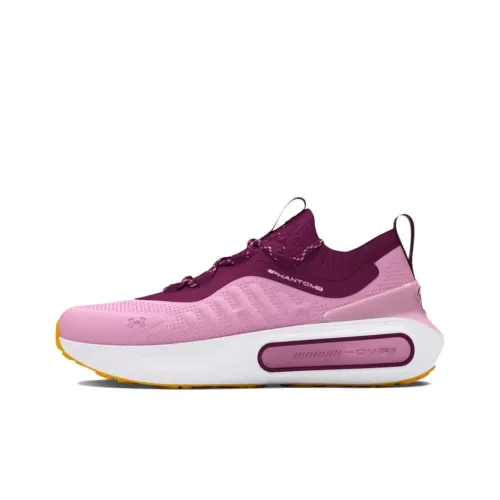 Under Armour Phantom 4 Anti Slip Wear Resistant Low Top Casual Shoes Unisex Pink