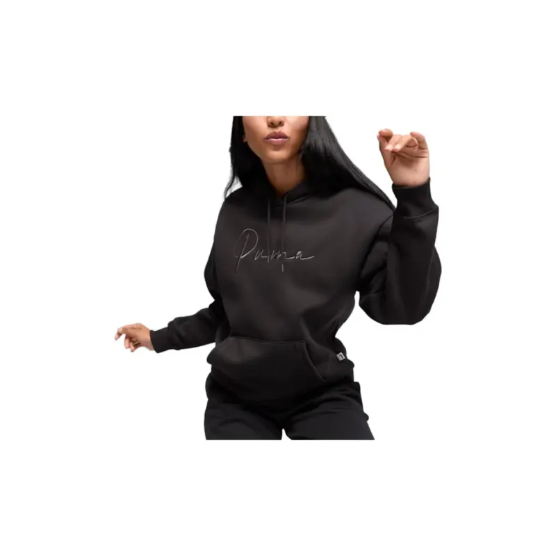 PUMA Sudadera Con Capucha Para Mujer PUMA Script Logo-2