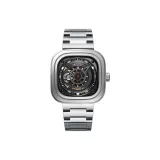 DU-18002M White Case Black Dial White Case