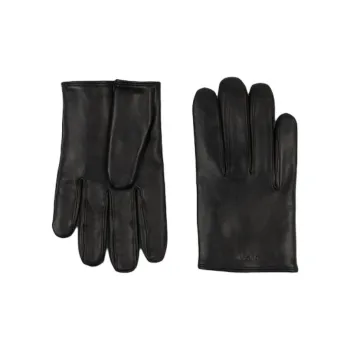 GUCCI Mulberry Silk Gloves Men's Black